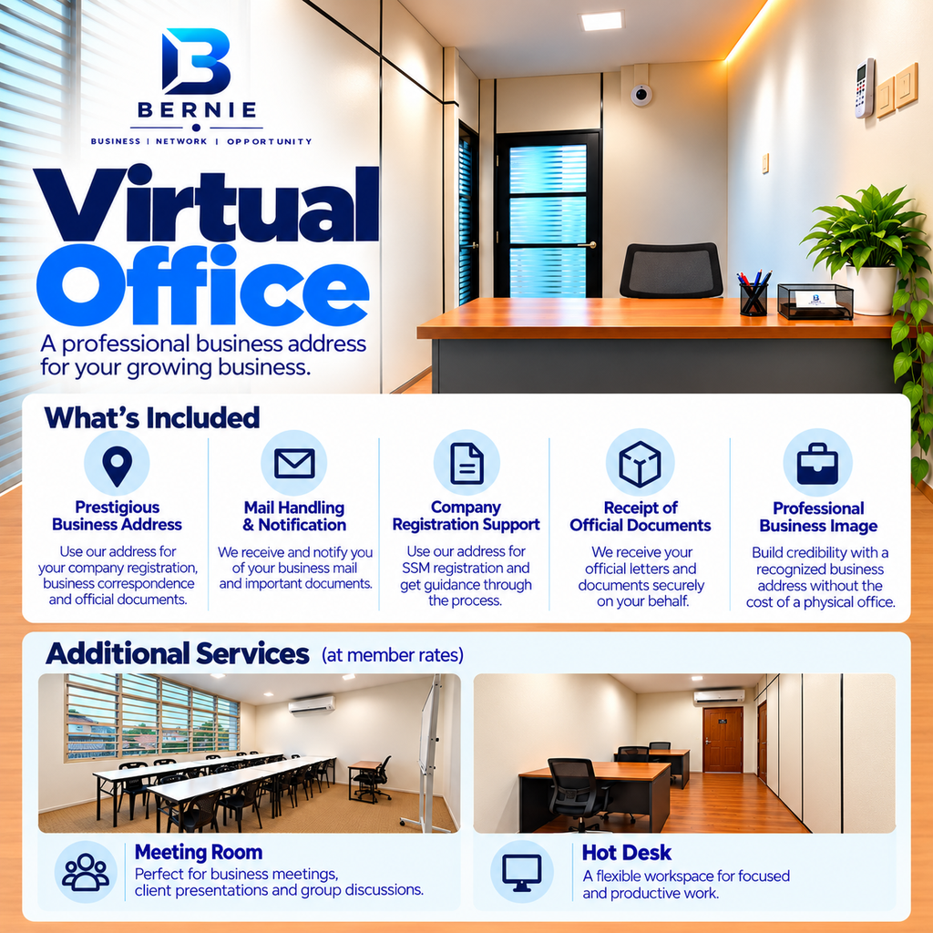 Virtual Office Monthly (12-Months Commitment)